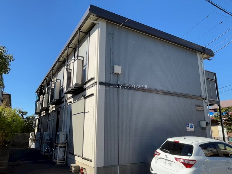 建物外観　建物は耐震耐火に優れたセキスイハイム施工で安心です。