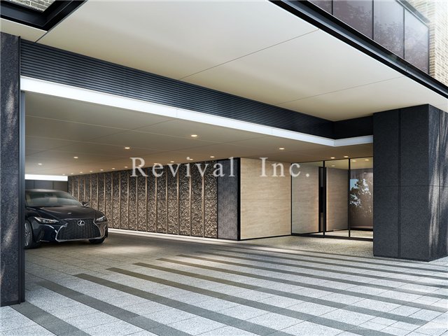 エントランス　重厚感ある外観