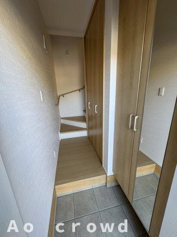 玄関　明るい玄関です