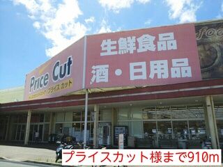 スーパー　プライスカット様（スーパー）まで910m