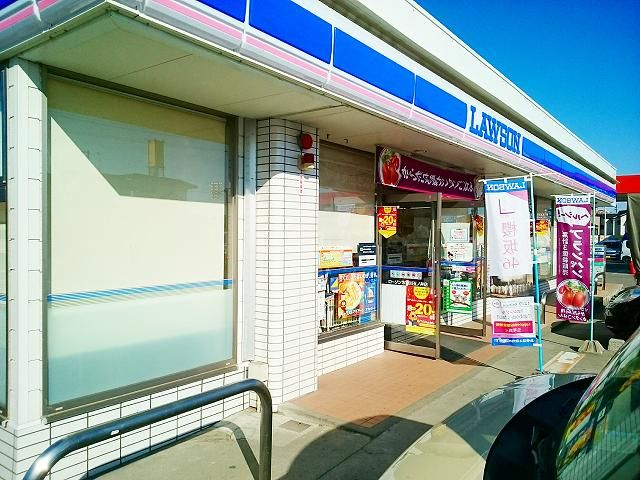 コンビニ　ローソン　木曽川玉ノ井店（コンビニ）まで450m