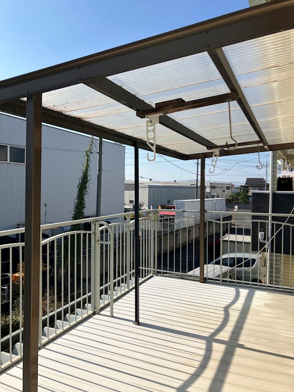 【小野口様貸家のバルコニー】