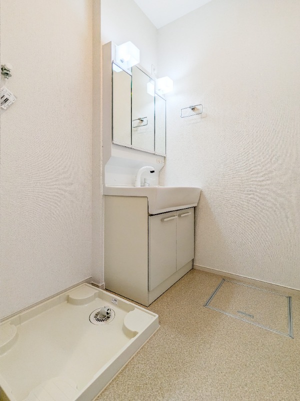 洗面設備　図面と現状に相違がある場合には現状を優先