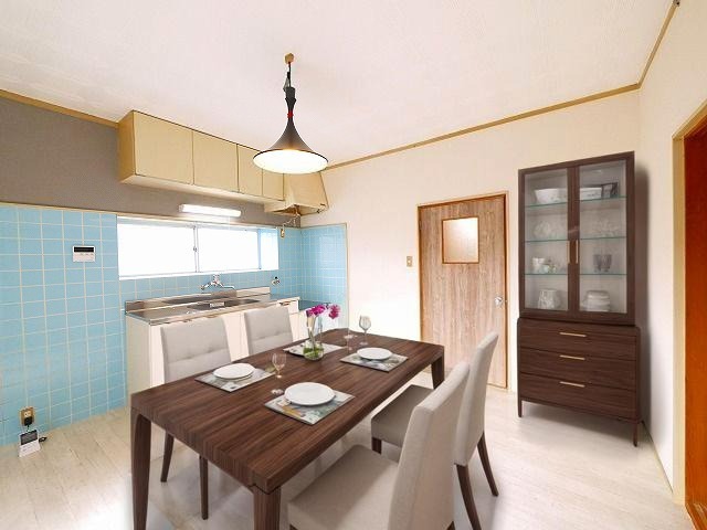 居室・リビング　CGで家具等を配置したもので家具等は含まれません