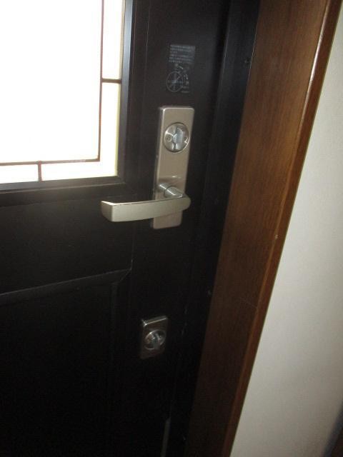 セキュリティ　ダブルでロックをかけられます