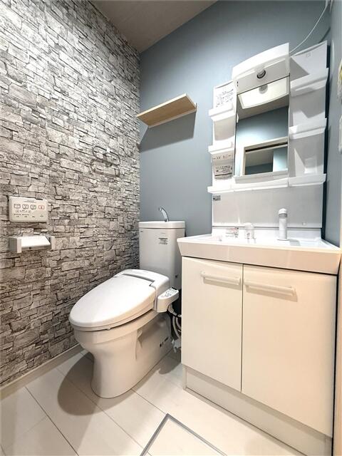 洗面設備　建築中のためイメージ写真です