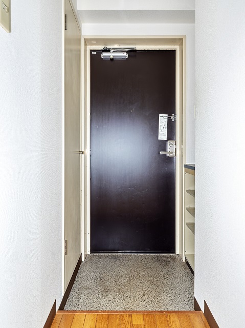 玄関　オープンシューズボックスあります