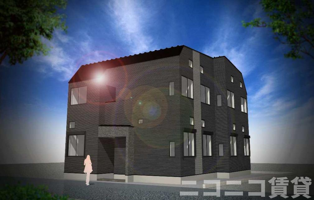 建物外観　建設中のため