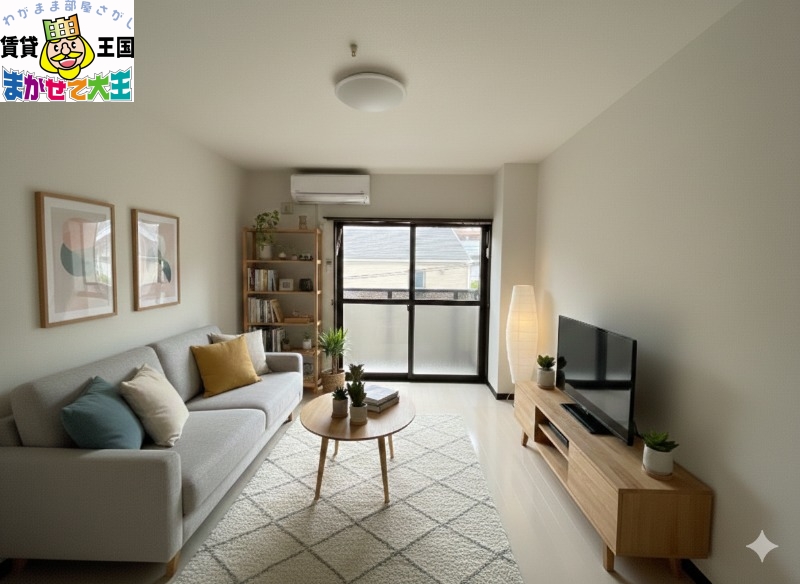 居室・リビング　家具・インテリアはＣＧです