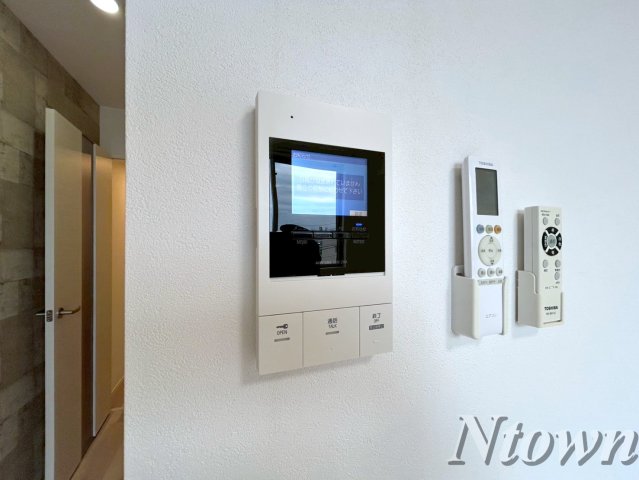 セキュリティ　モニター付きインターフォンです