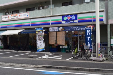 コンビニ　スリーエフ　稲田堤駅前店（コンビニ）まで397m