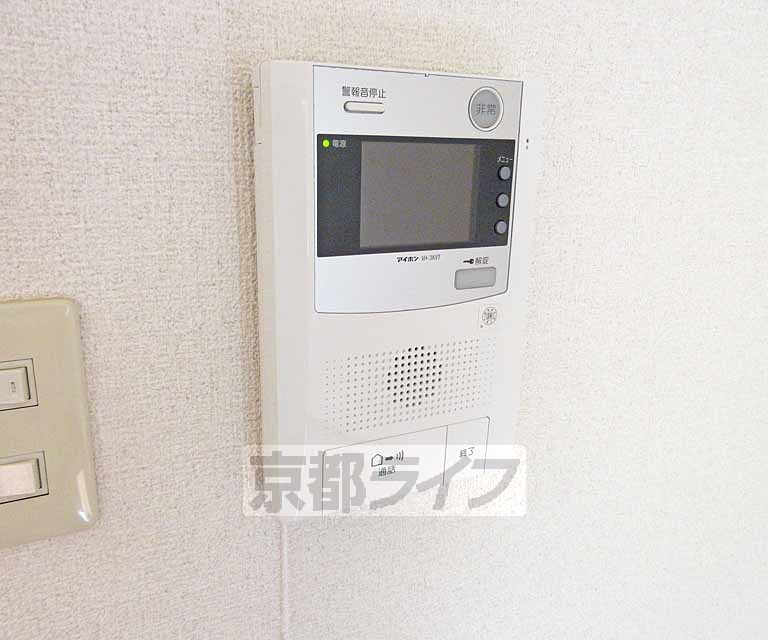 セキュリティ　モニター付きで安心です！