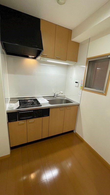 キッチン　２口ガスコンロ付システムキッチン