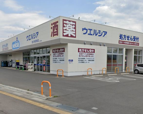 ドラックストア　ウエルシア薬局　佐久市役所前店（ドラッグストア）まで987m