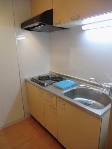 キッチン　お料理楽しい２口ガスシステムキッチン