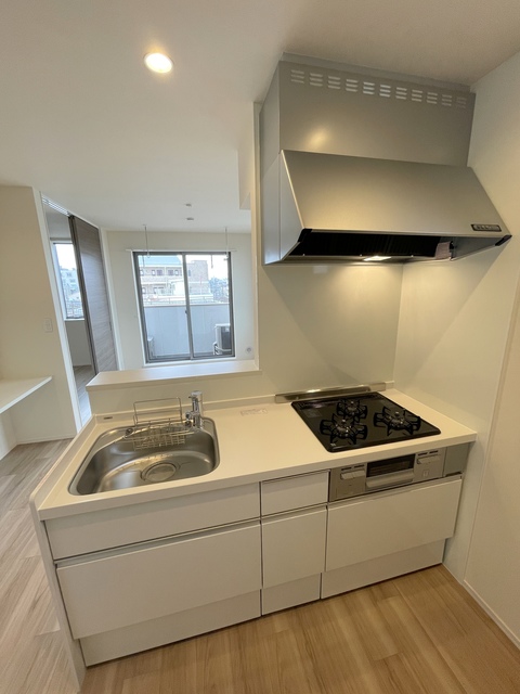 キッチン　★グリル付きガス3口システムキッチン★