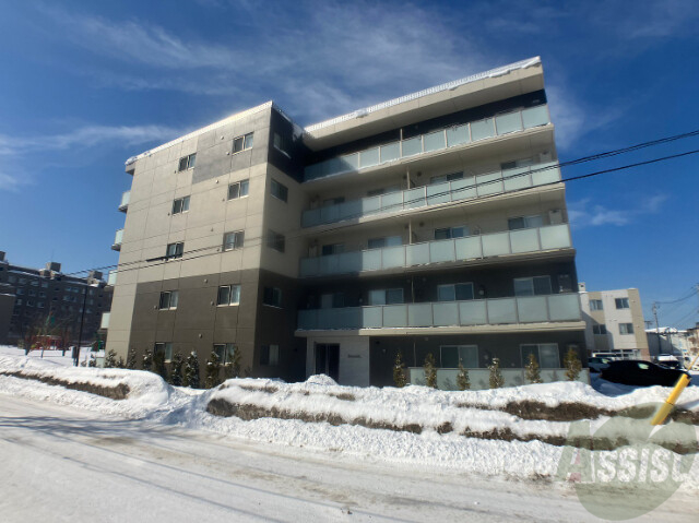 建物外観　札幌市北区北三十四条西「レジミュール」
