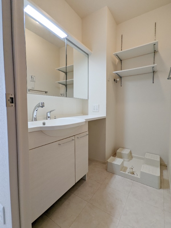 洗面設備　図面と現状に相違がある場合には現状を優先