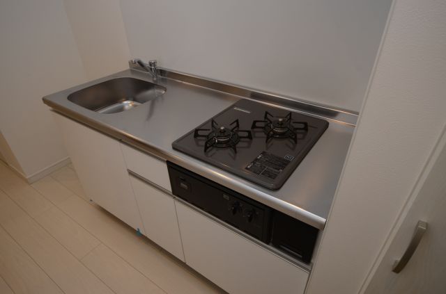 キッチン　２口ガスコンロついてます♪