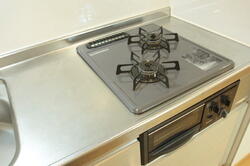 キッチン　302号室ガスコンロ