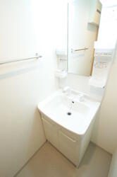 洗面設備　302号室洗髪洗面化粧台