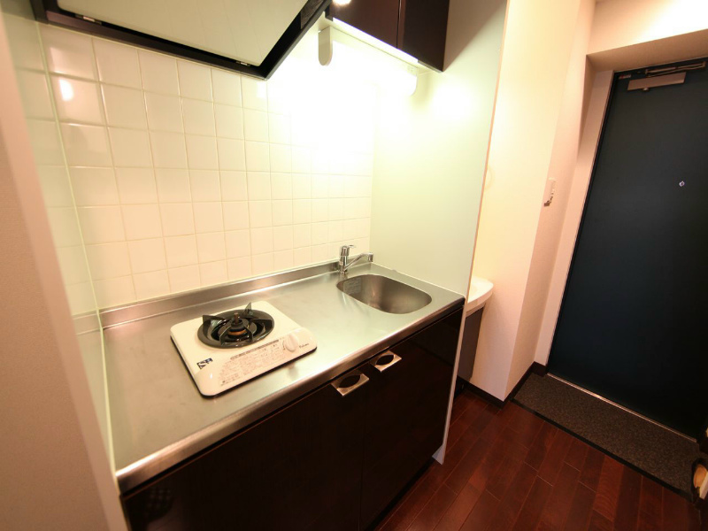 キッチン　キッチン（ガス1口コンロ付）冷蔵庫・レンジ等ご準備できます