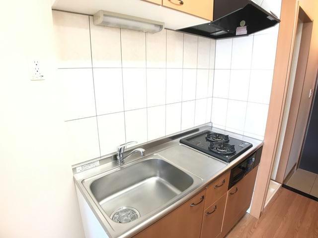 キッチン　ガスコンロ付き