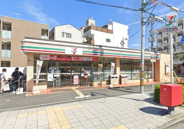 コンビニ　セブンイレブン　阪急下新庄駅前店（コンビニ）まで130m