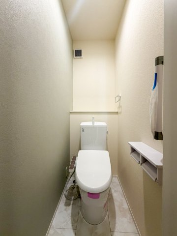 トイレ　ゆったりとした空間のトイレです