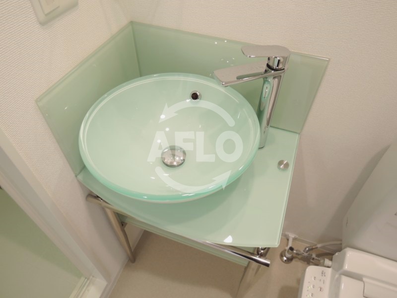 洗面設備　ラシュレエグゼ天王寺　洗面化粧台