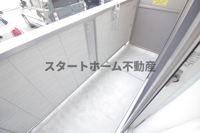 バルコニー　落ち着いた時間を過ごせるバルコニーです