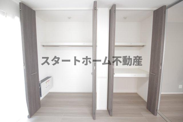 収納　たっぷりとした収納スペースです