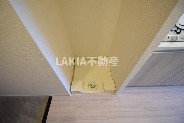 その他設備　室内洗濯機置場です。一人暮らし用の洗濯機は充分入ります。