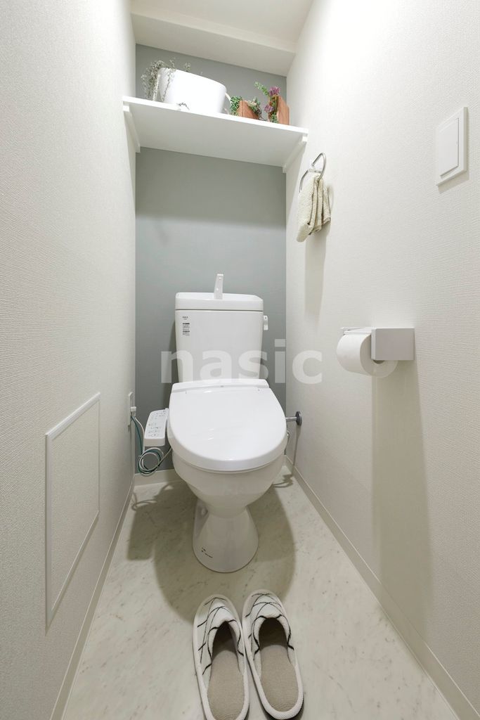 トイレ　※モデルルームにつき小物はつきません