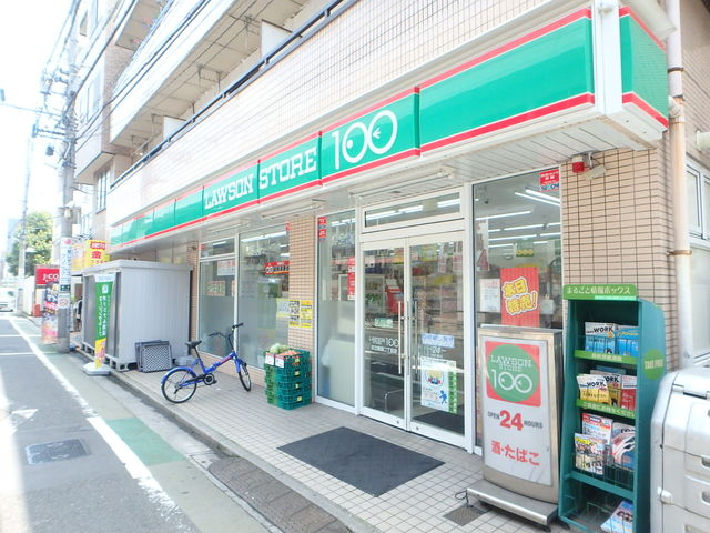 コンビニ　ローソンストア100足立綾瀬2丁目店（コンビニ）まで451m