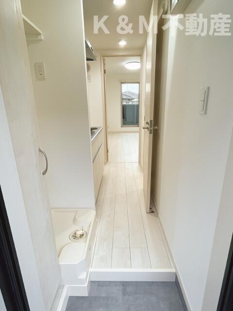 玄関　収納もある玄関です