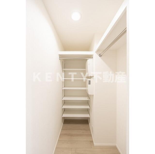 収納　たっぷりとした収納スペースです