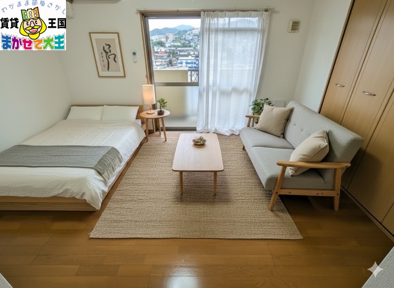 居室・リビング　家具・インテリアはＣＧです