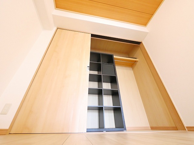 収納　たっぷりとした収納スペースです