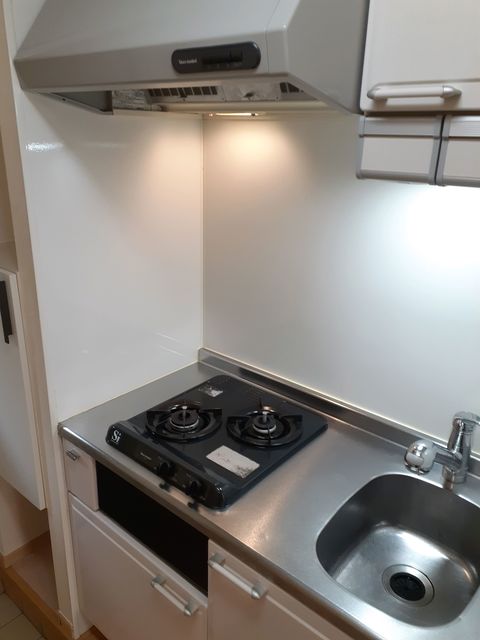 キッチン　都市ガス・2口ガスコンロキッチン