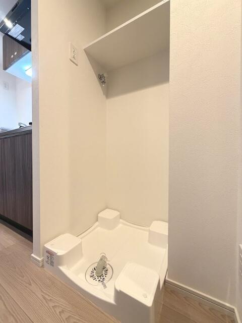 洗面設備　室内洗濯機置き場