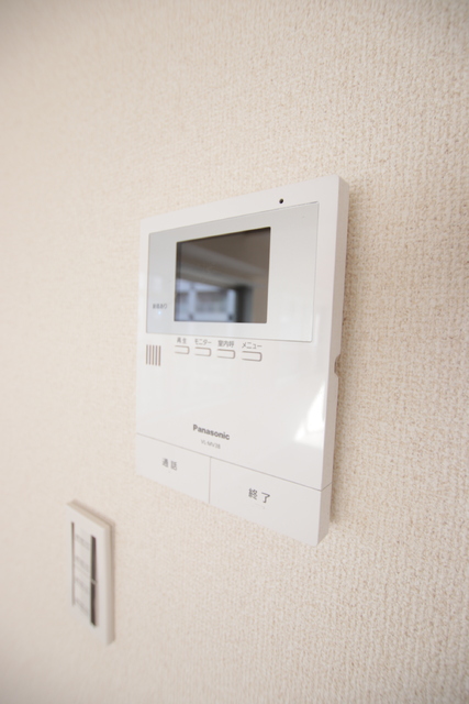 セキュリティ　モニター付きでセキュリティも安心！