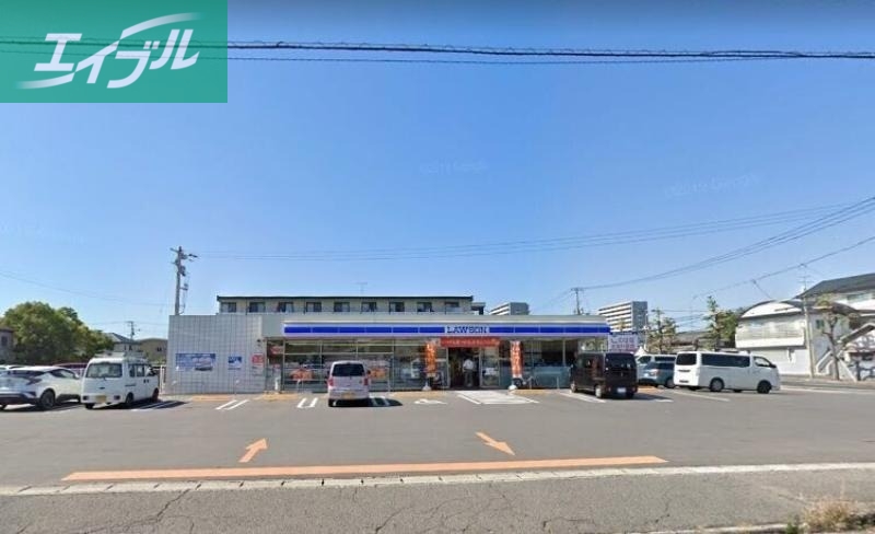 コンビニ　ローソン岡山桜橋三丁目店（コンビニ）まで486m