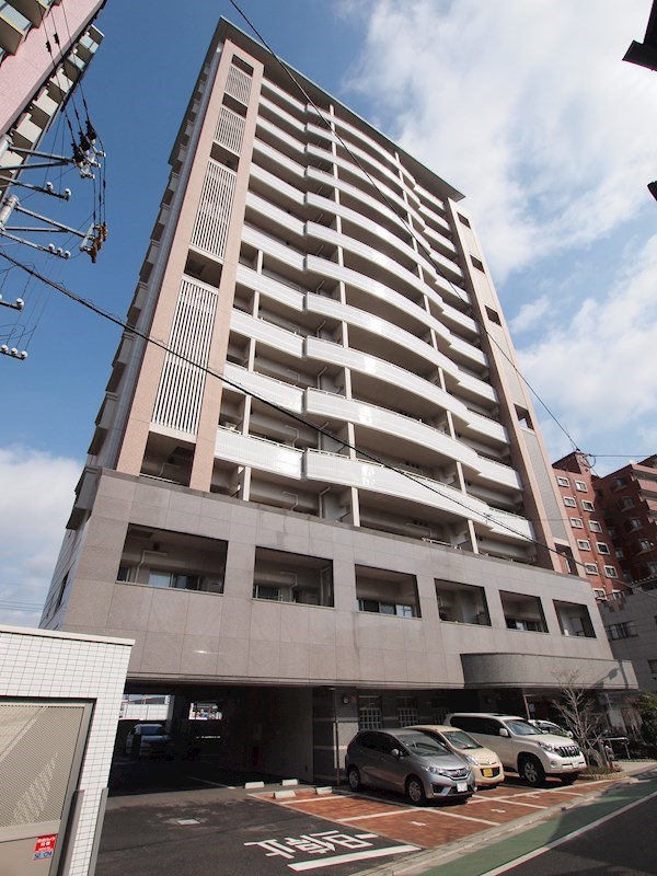 建物外観　竪町エリア・都市ガス物件です。