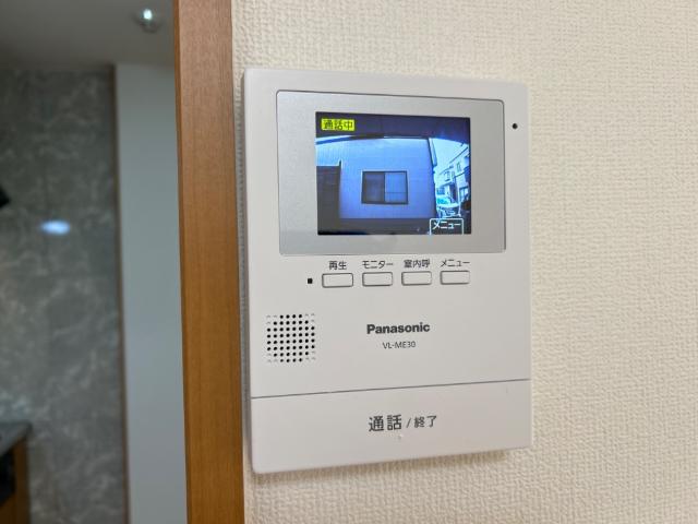 セキュリティ　カメラ付インターホン（イメージ）