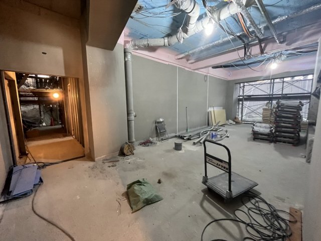 エントランス　現在工事中です