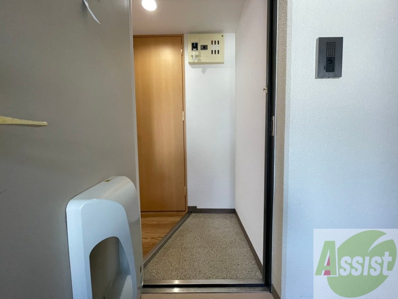 玄関　玄関の様子です。広い洋室にすぐ繋がっています。