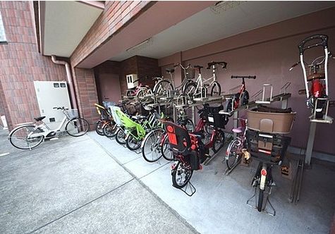 駐車場　駐輪場です。
