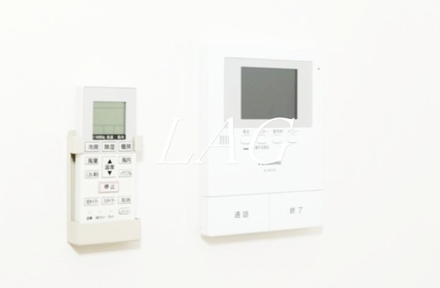 セキュリティ　モニター付きインターフォンです。