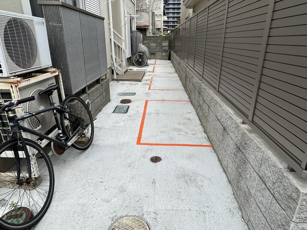 その他共有部分　駐輪場（黄色枠内）